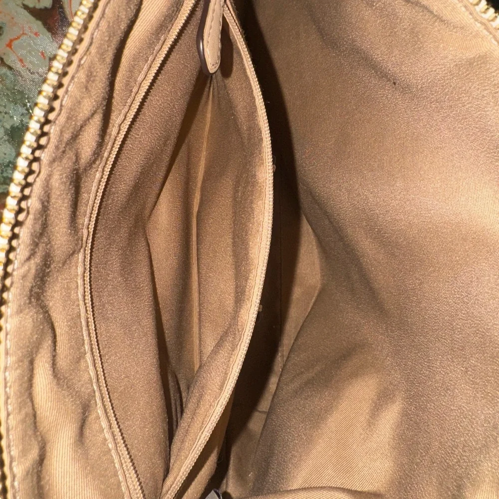 Coach Brown and Cream Signature Tote